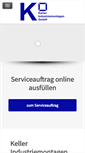 Mobile Screenshot of keller-anlagenbau.de